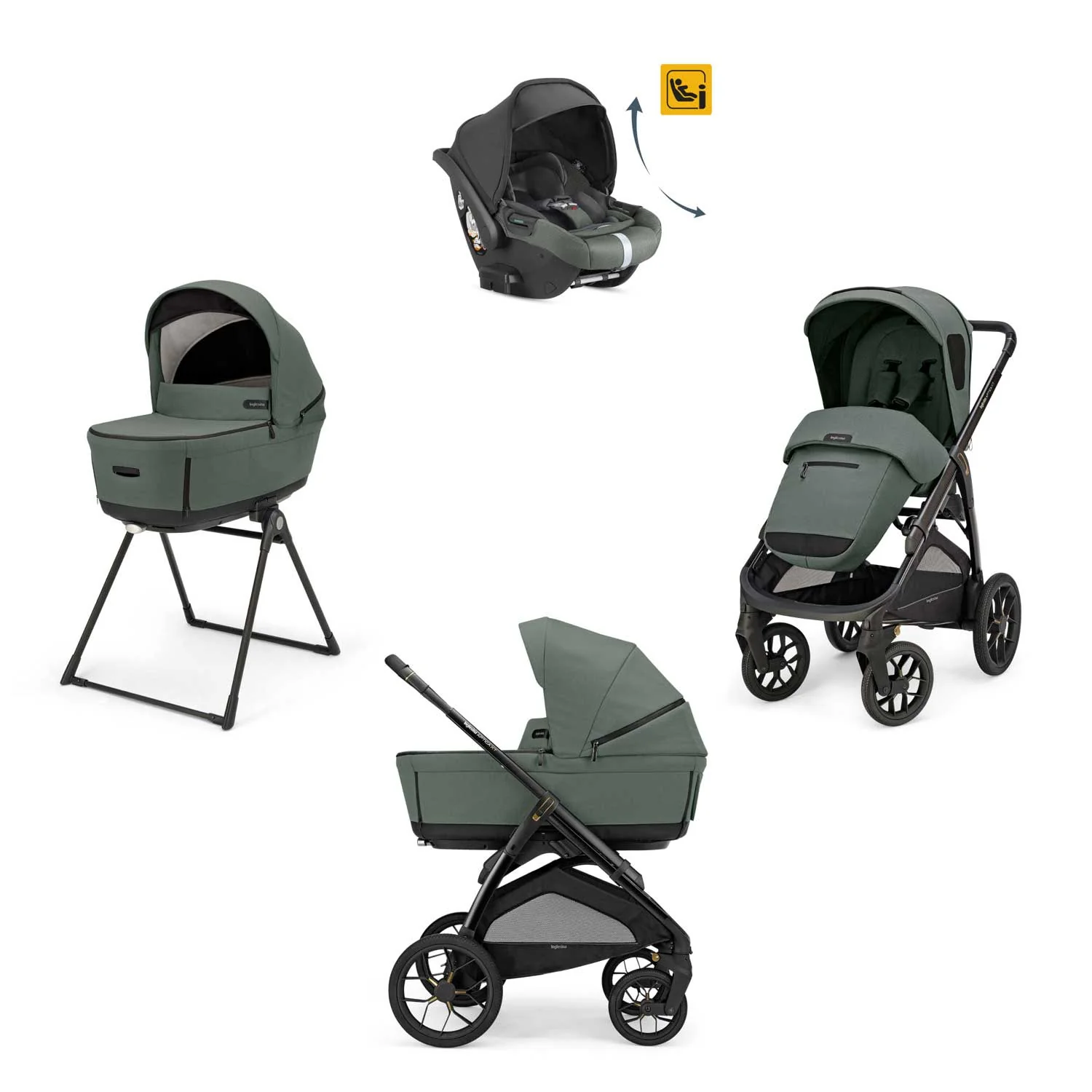 Inglesina - Trio Aptica XT Con Seggiolino Auto Darwin Recline - Image 11