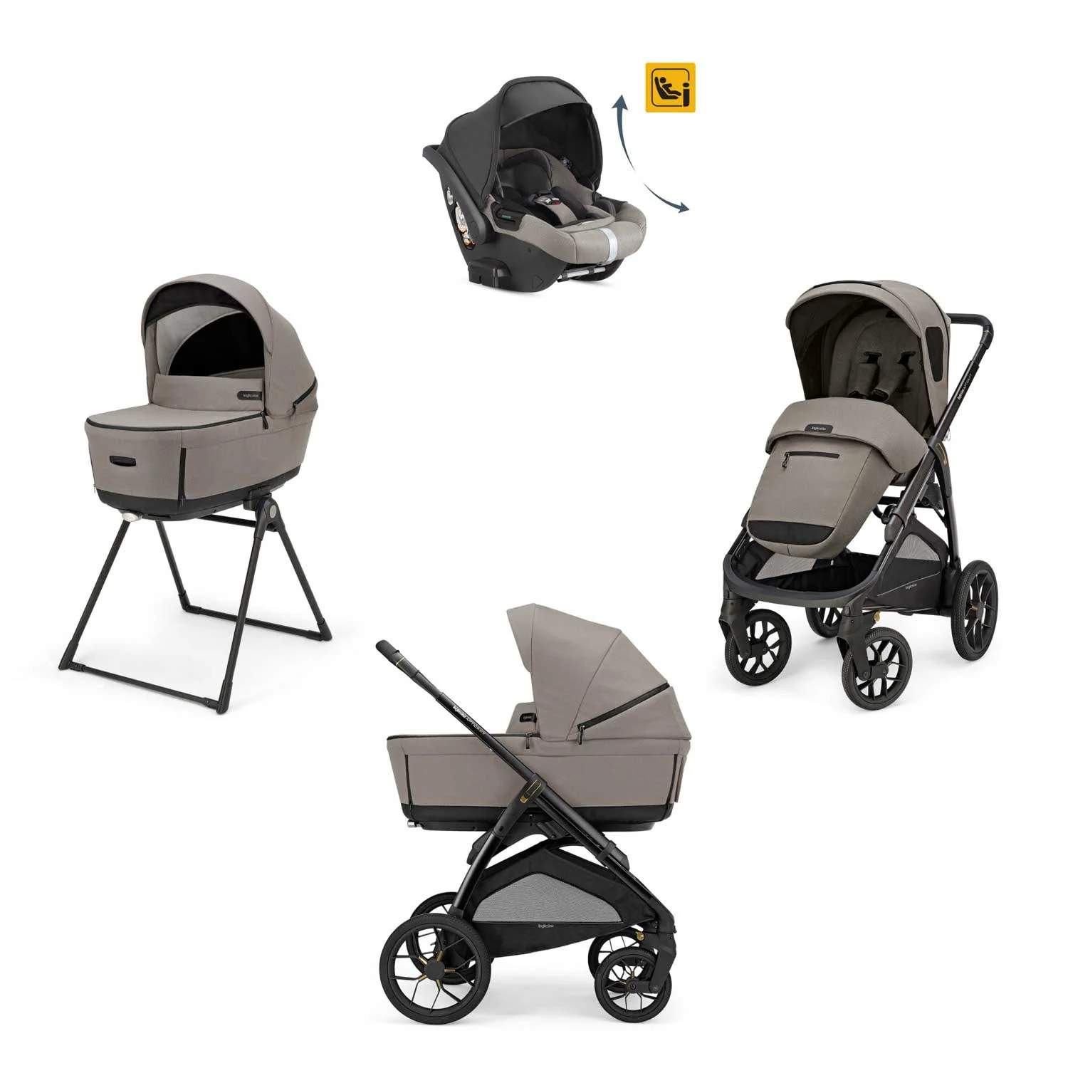 Inglesina - Trio Aptica XT Con Seggiolino Auto Darwin Recline - Image 12