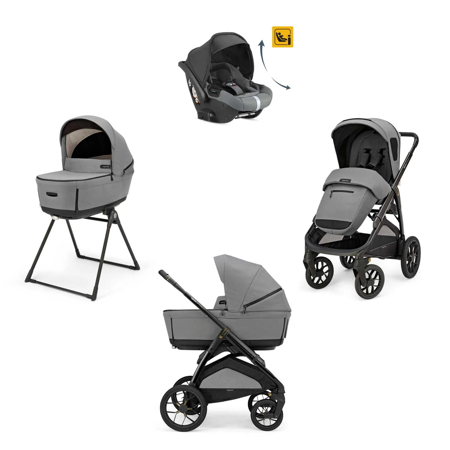 Inglesina - Trio Aptica XT Con Seggiolino Auto Darwin Recline - Image 13