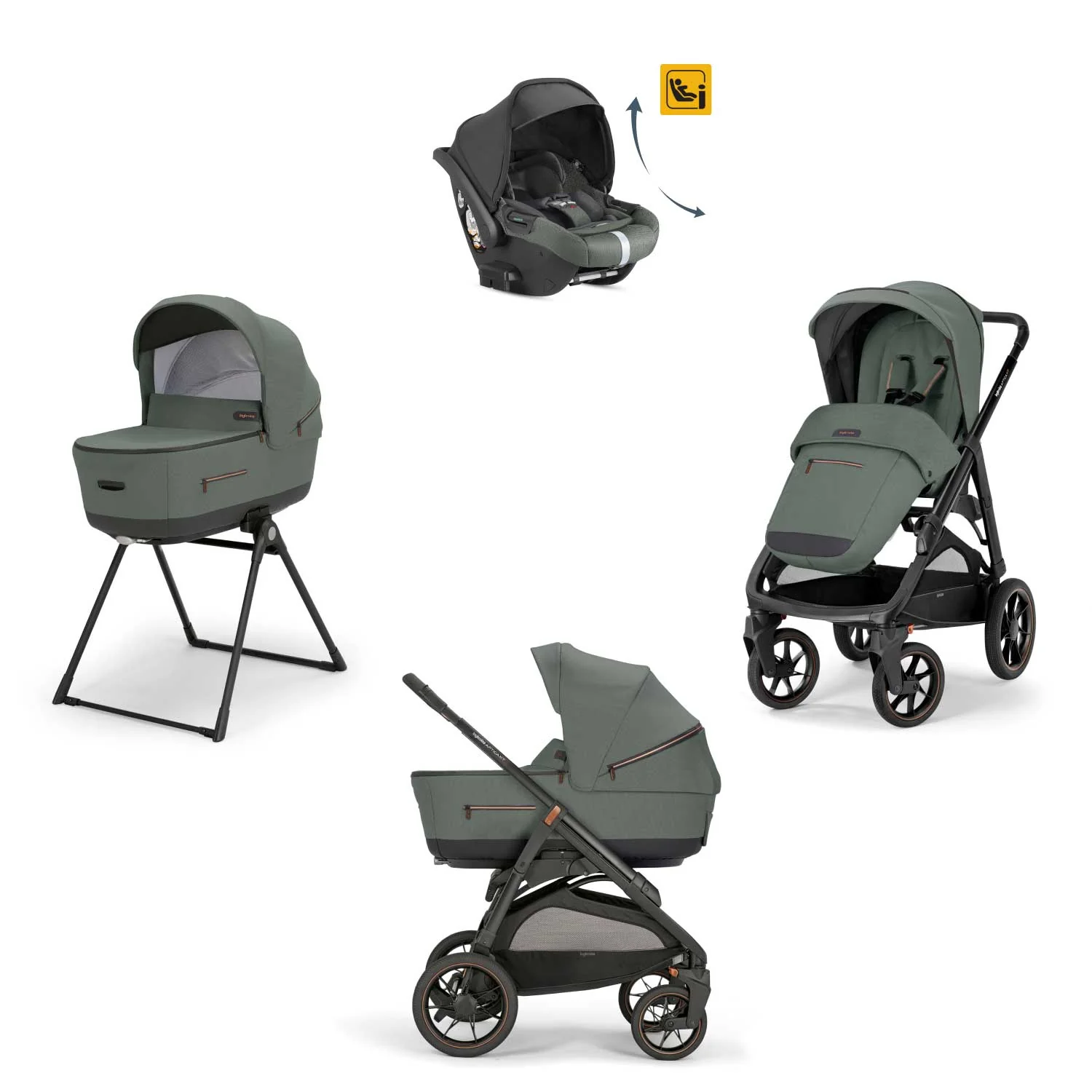 Inglesina - Trio Aptica XT Con Seggiolino Auto Darwin Recline - Image 7