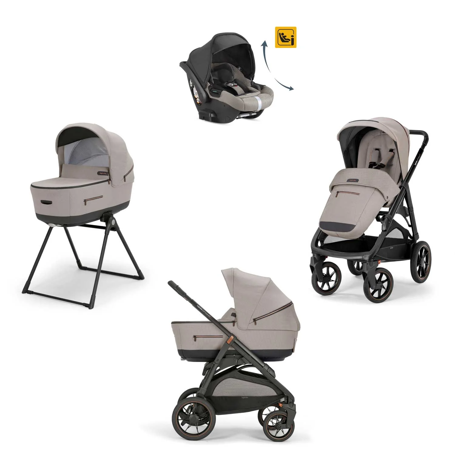 Inglesina - Trio Aptica XT Con Seggiolino Auto Darwin Recline - Image 9