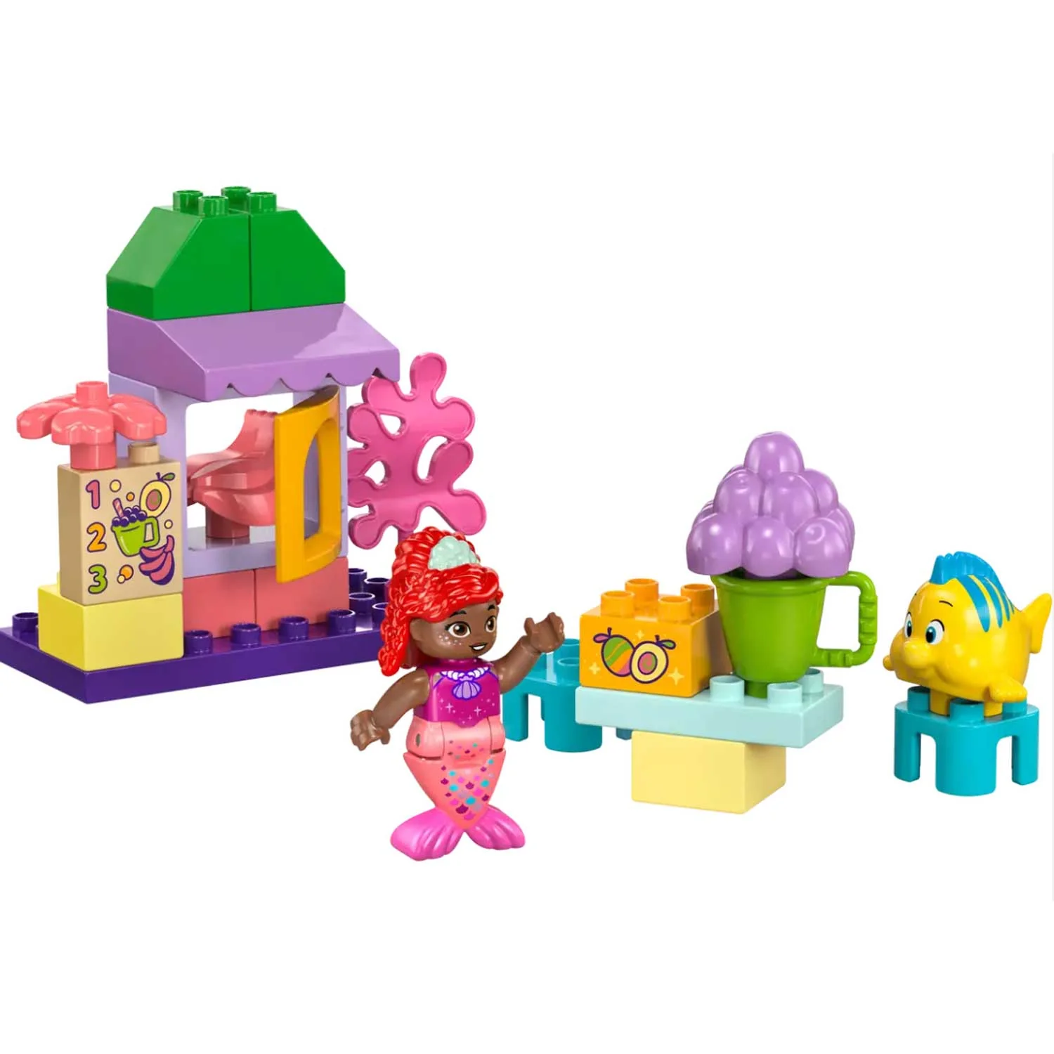 LEGO - Duplo Disney: Il Chiosco Del Caffè Di Ariel E Flounder 10420 - Image 3