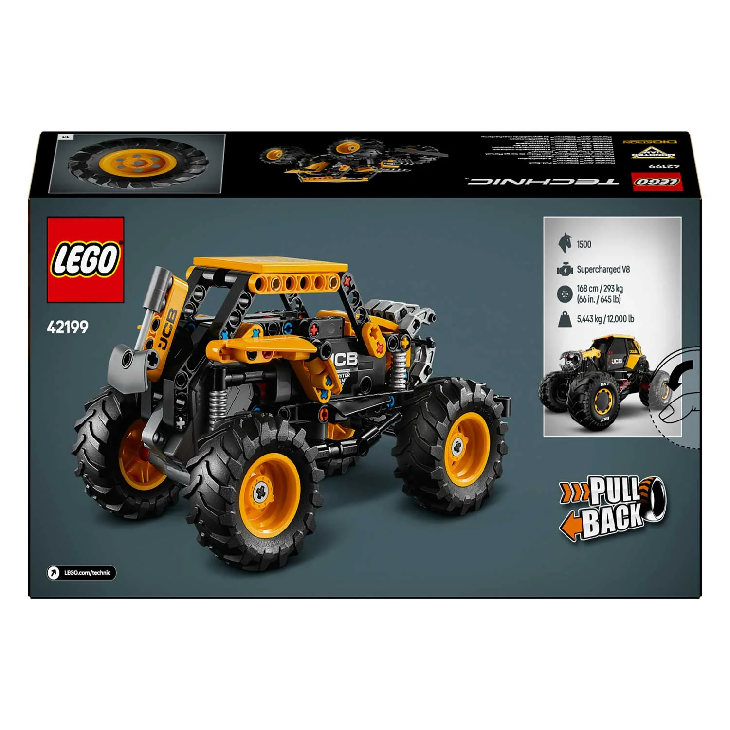 LEGO - Linea: Technic Pull Back Monster Jam Digatron 42199 - Image 5