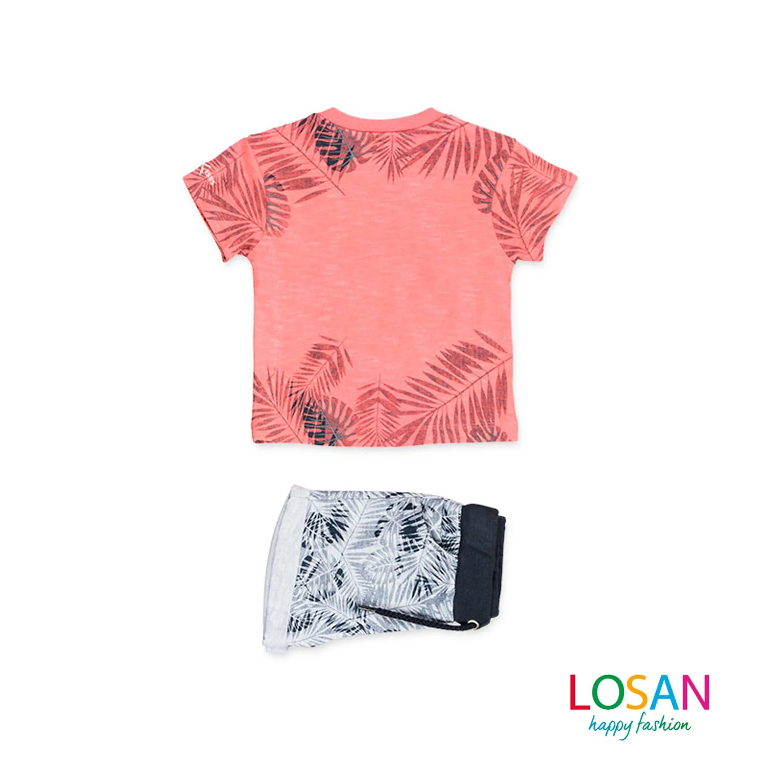 Losan - Completo Tropicale Maglietta + Bermuda Baby Bambino - Image 3