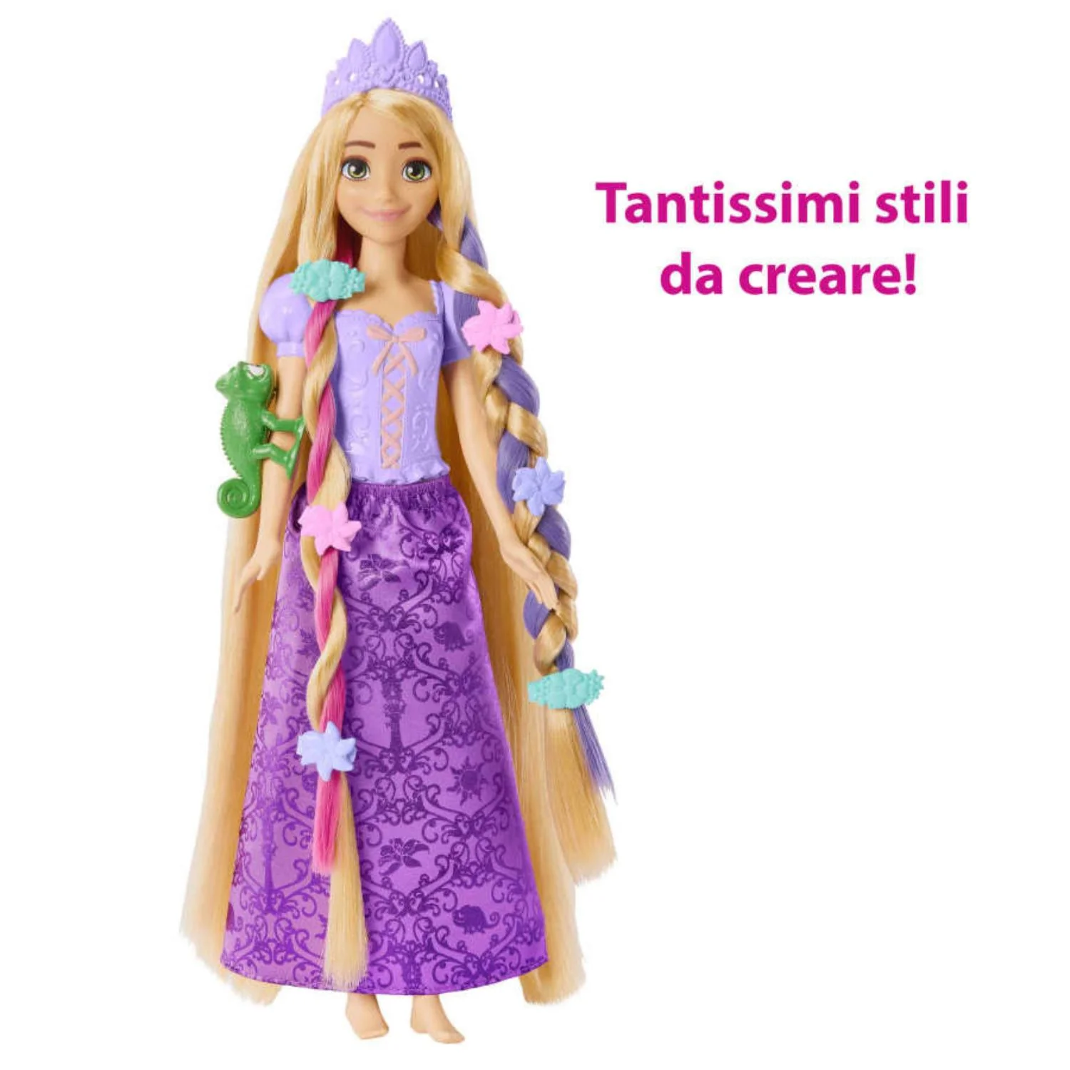 Mattel - Disney Princess Rapunzel Capelli Da Favola HLW18 - Image 7