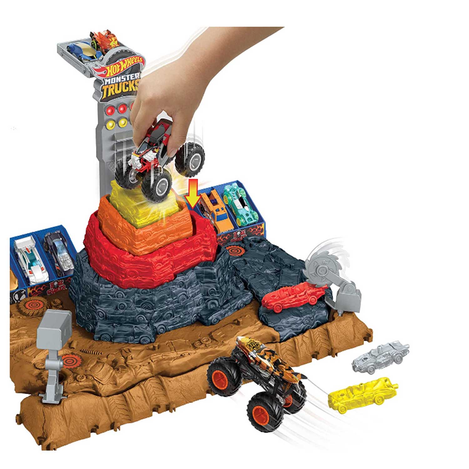 Mattel - Hot Wheel Monster Trucks Arena: Sfida Finale HNB96 - Image 5