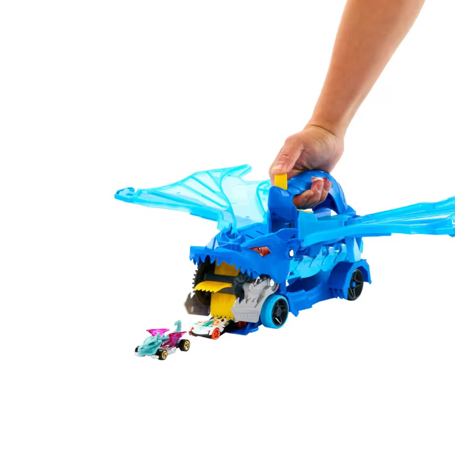 Mattel - Hot Wheels City Drago Trasportatore Trasformabile JBM72 - Image 3