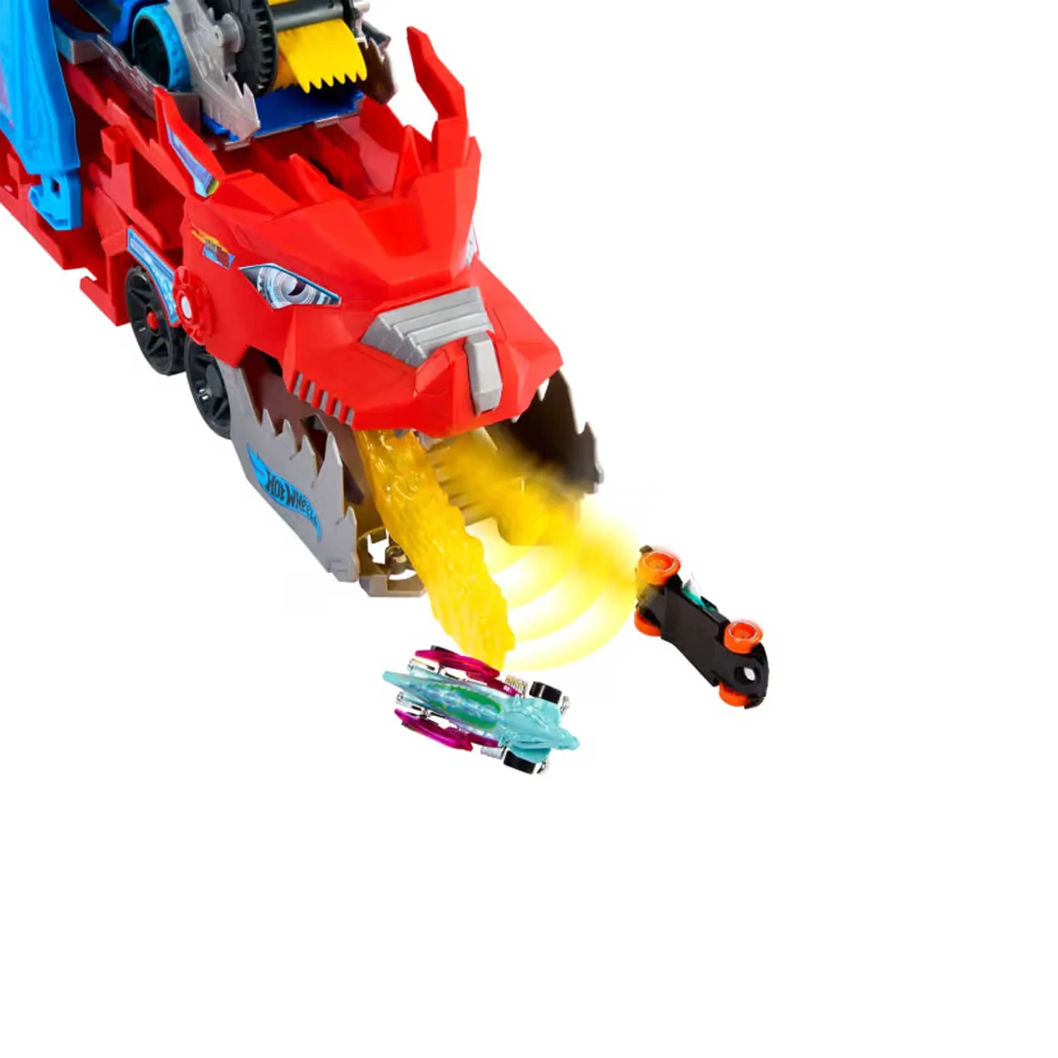 Mattel - Hot Wheels City Drago Trasportatore Trasformabile JBM72 - Image 5