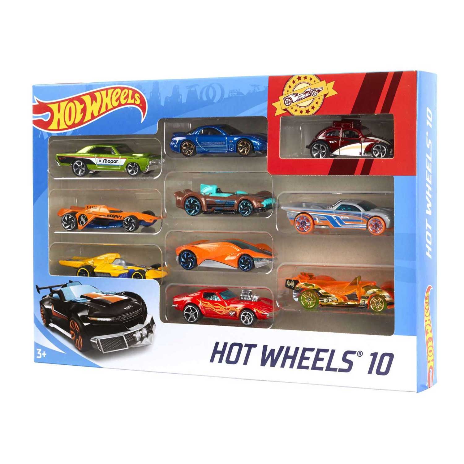 Mattel - Hot Wheels Confezione 10 Veicoli Assortiti 54886 - Image 4