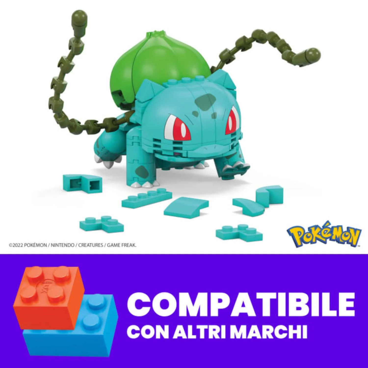 Mattel - Mega Bloks Pokémon Bulbasaur GVK83 - Image 4